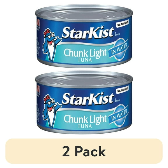 (2 pack) StarKist Chunk Light Tuna in Water, 12 oz
