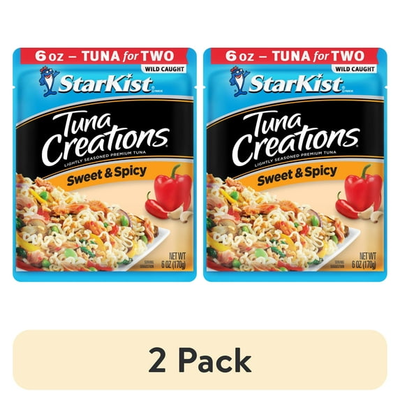 (2 pack) StarKist Tuna Creations, Sweet & Spicy, 6.0 oz Pouch