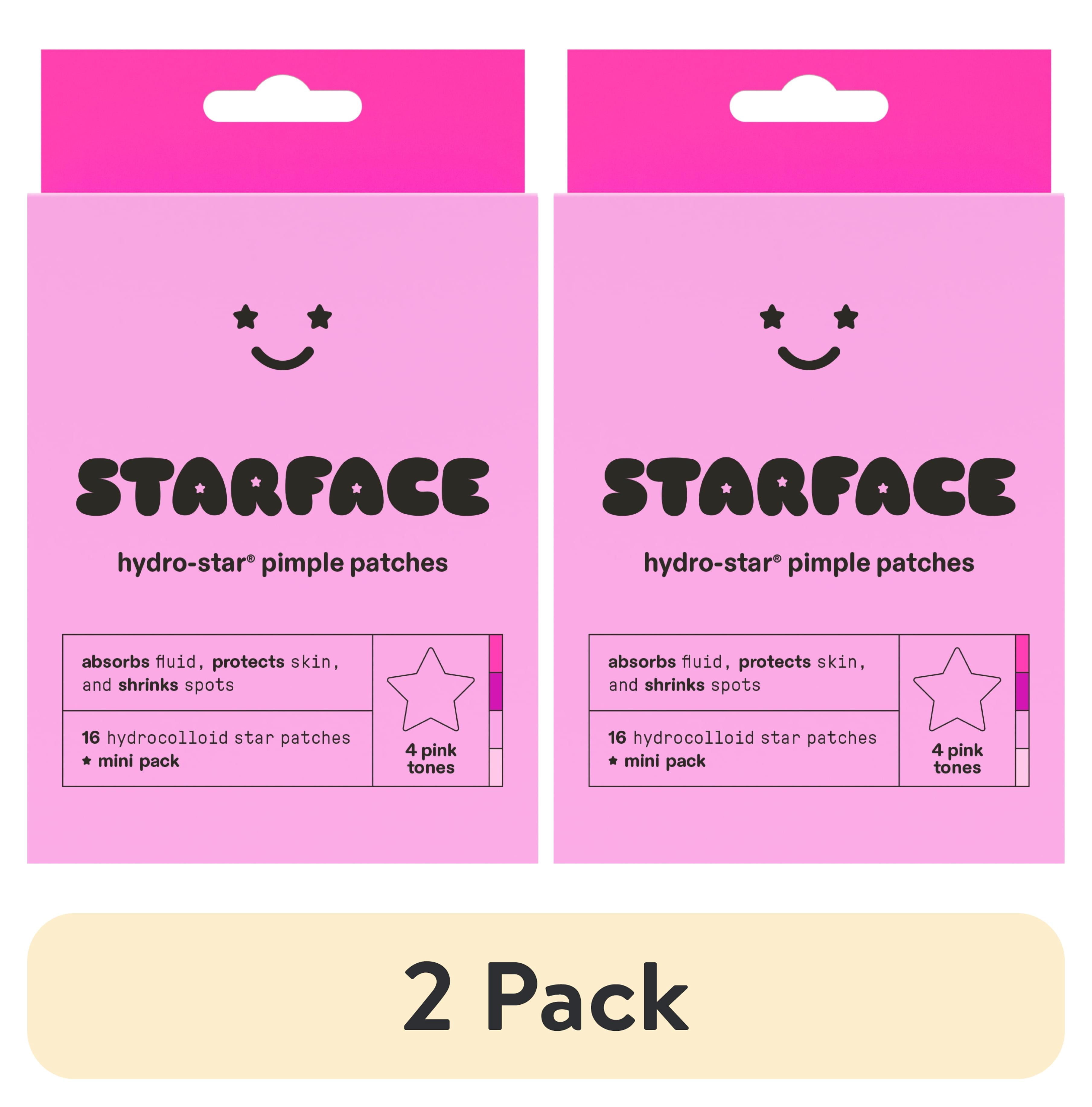 (2 pack) Starface Hydro-Star® Pink Pimple Patches Mini Pack - 16 Count