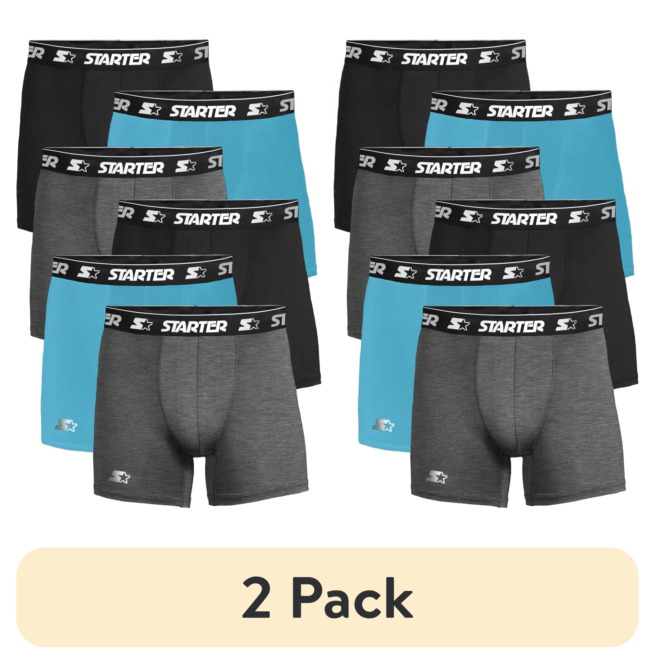 (2 pack) Starter Cotton Mens Briefs Breathable Underwear for Men, Medium Multi Color 6-Pack