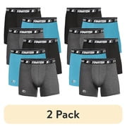 2 pack Starter Cotton Mens Briefs Breathable Underwear for Men, Medium Multi Color 6-Pack