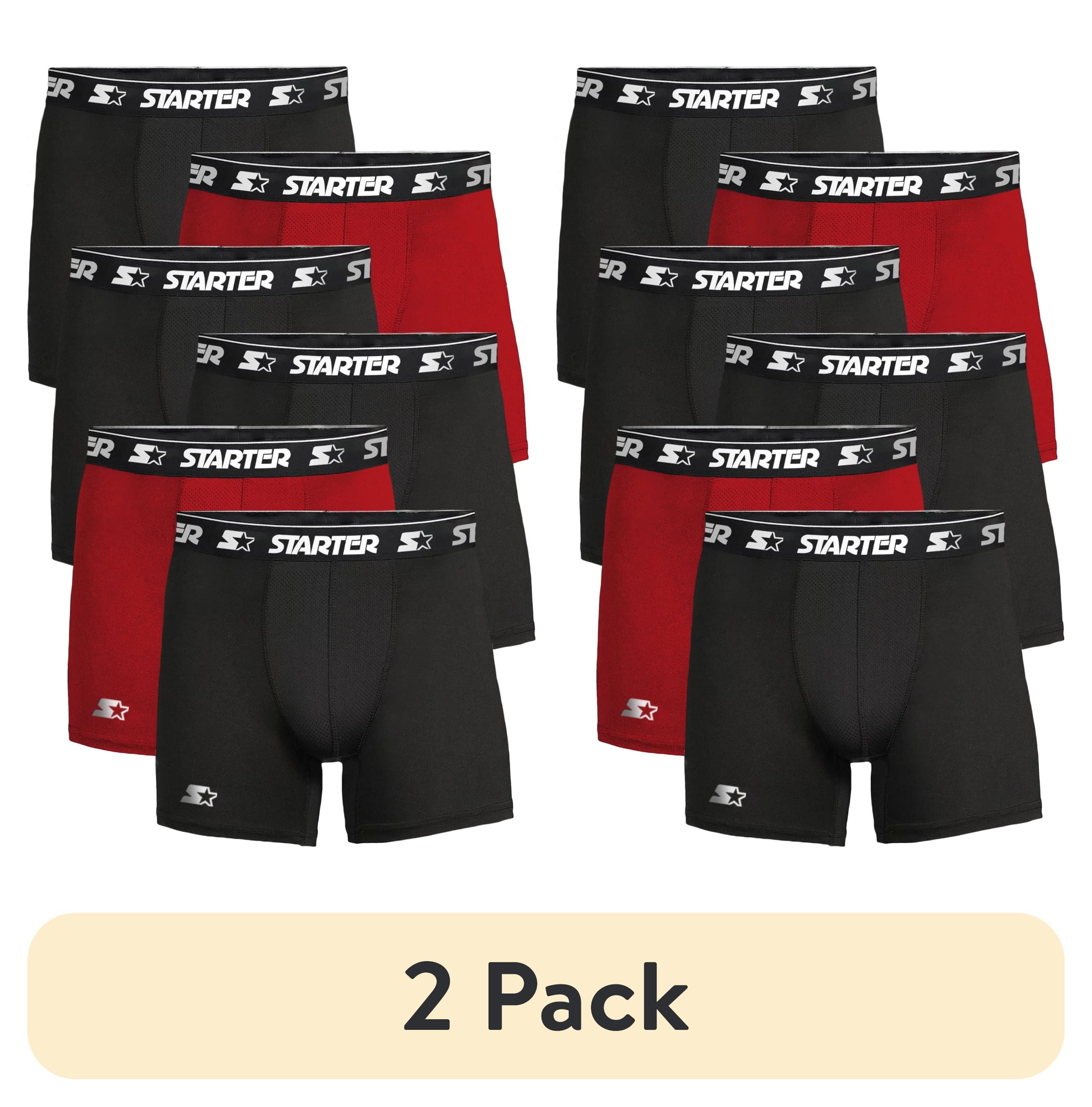 (2 pack) Starter Cotton Mens Briefs Breathable Underwear for Men, Medium Multi Color 6-Pack