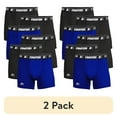 thumbnail image 1 of (2 pack) Starter Men's Breathable Polyester Boxer Briefs, Multicolor (6 Pack), 1 of 8