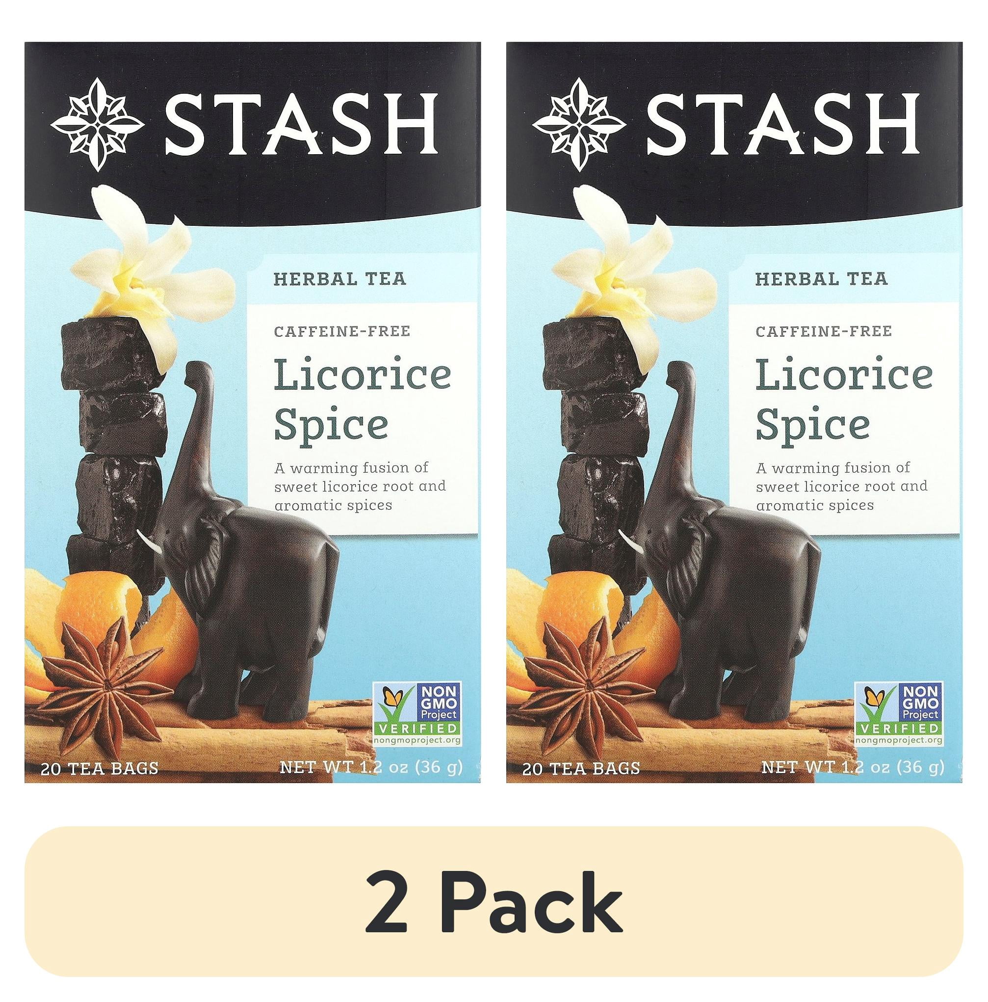 Stash Herbal Tea Licorice Spice - 20 Steep Bags - Walmart.com