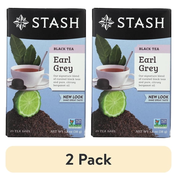 (2 pack) Stash Tea Earl Grey Tea - 20 ct