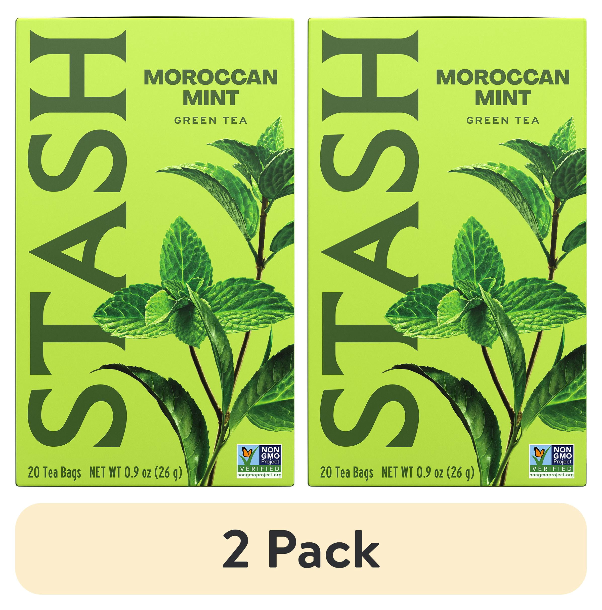 (2 pack) Stash Tea Moroccan Mint Green Tea Bags, 20 Ct