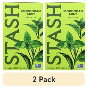 (2 pack) Stash Tea Moroccan Mint Green Tea Bags, 20 Ct