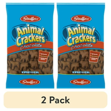 (2 pack) Stauffer's Animal Crackers Chocolate, 20oz Shelf-Stable Bag