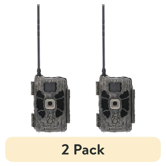 (2 pack) Stealth Cam Disceptor 40MP Hi-Resolution No Glo Cellular Trail Camera