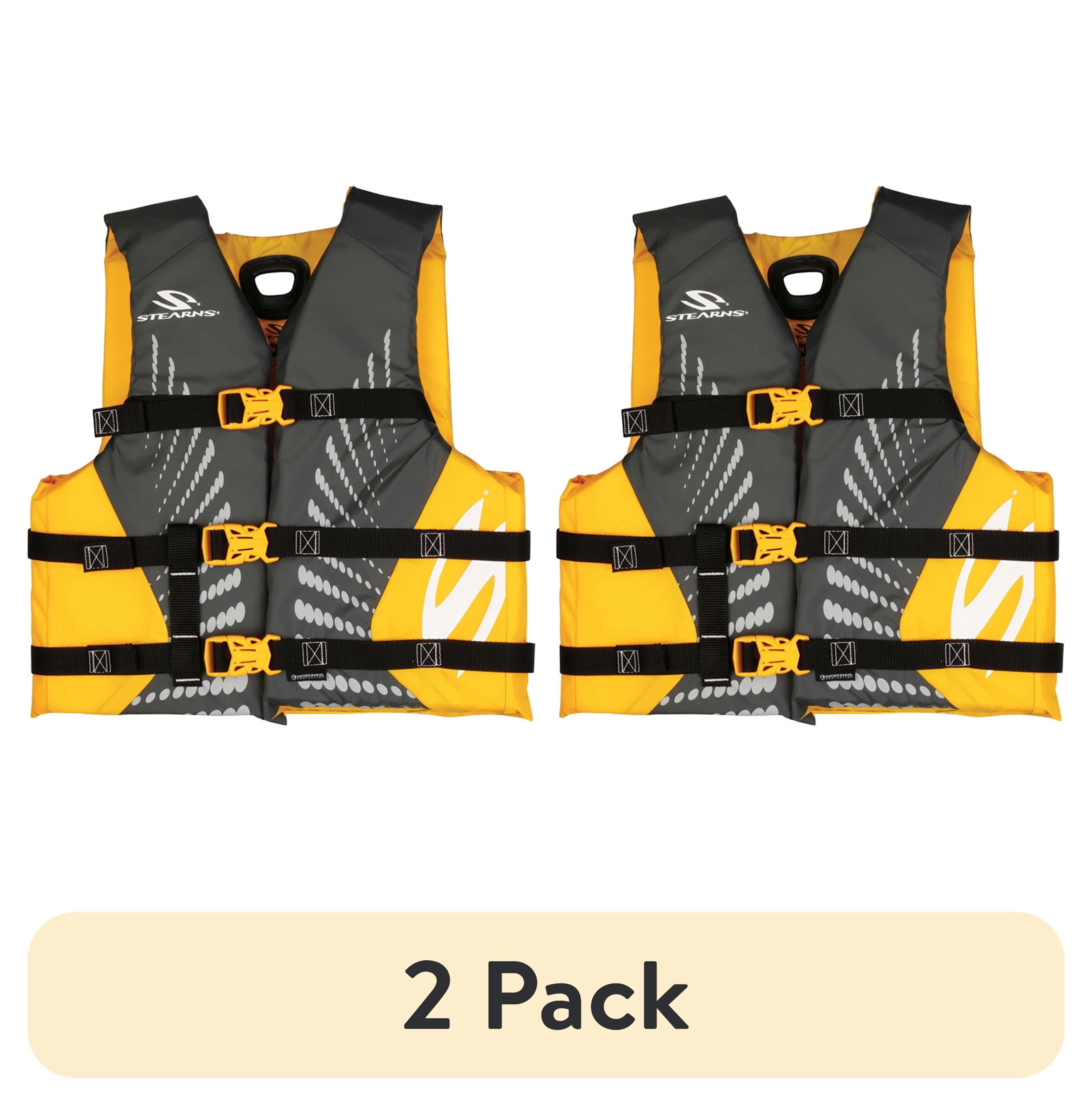 (2 pack) Stearns Antimicrobial Infinity Series Life Jacket, Youth, Unisex