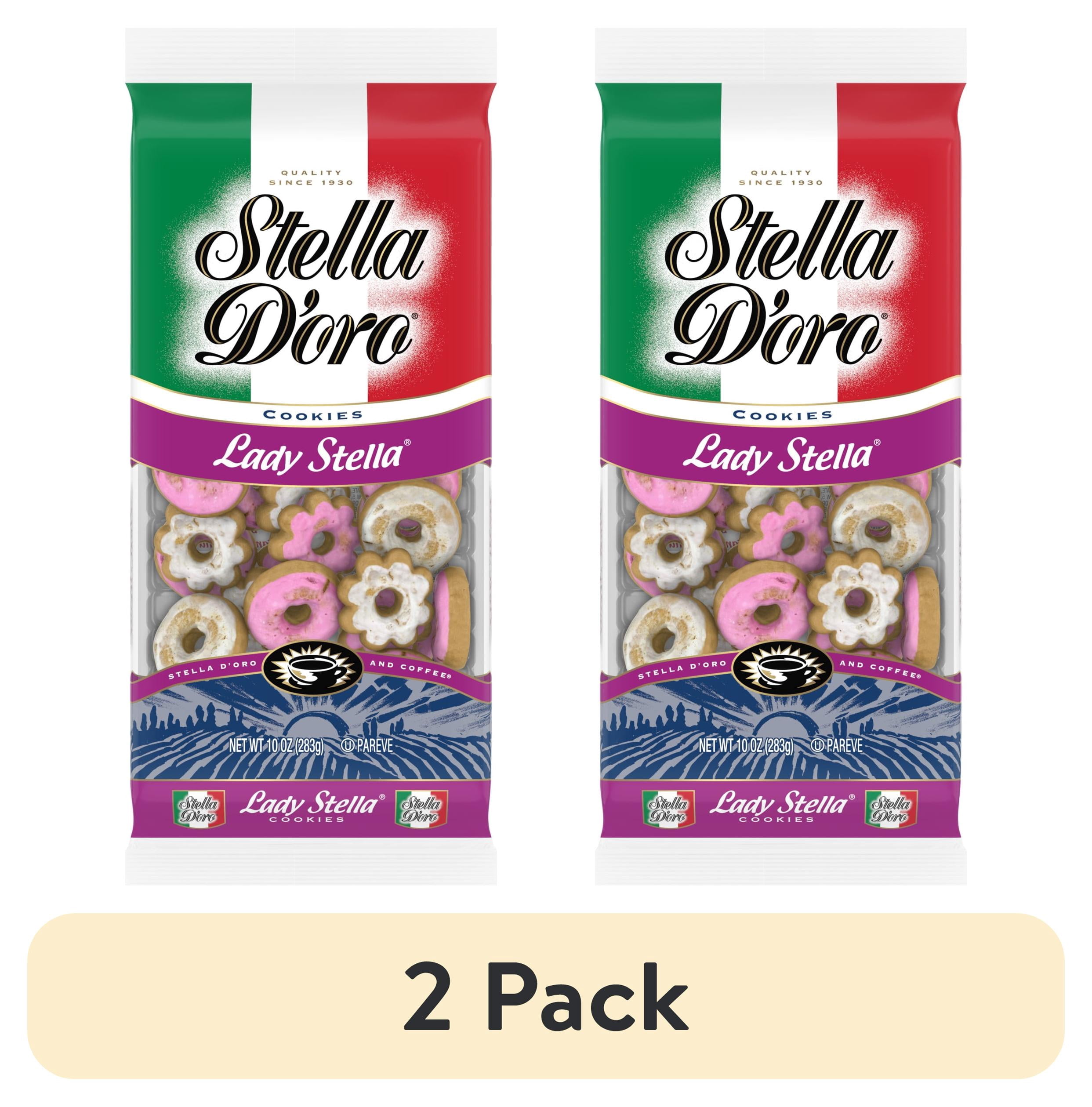 (2 pack) Stella D'oro Cookies, Lady Stella Assorted Cookies, 10 oz