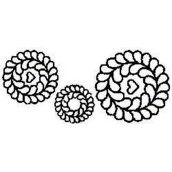 (2 pack) Sten Source Quilt Stencils, 3", 5" & 7" Blocks