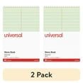 thumbnail image 1 of (2 pack) Universal Office Products 76610 Steno Book, Pitman Rule, 6 X 9, Green, 60 Sheets/pad, 1 of 6