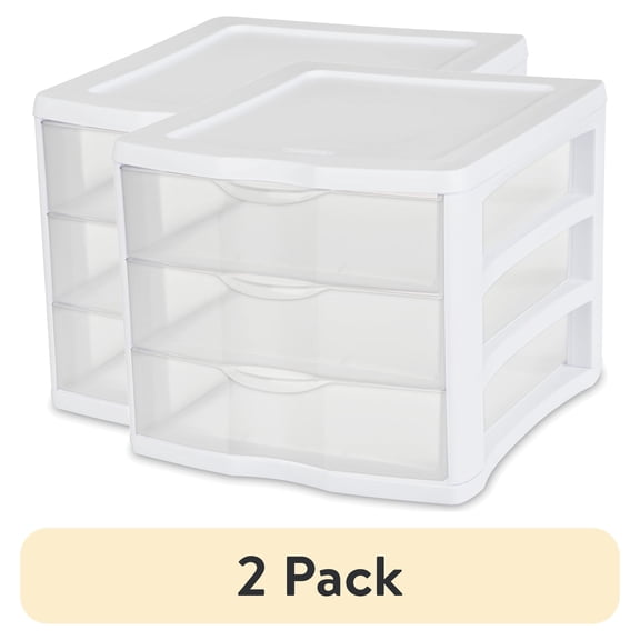 Sterilite Desktop 3 Drawer
