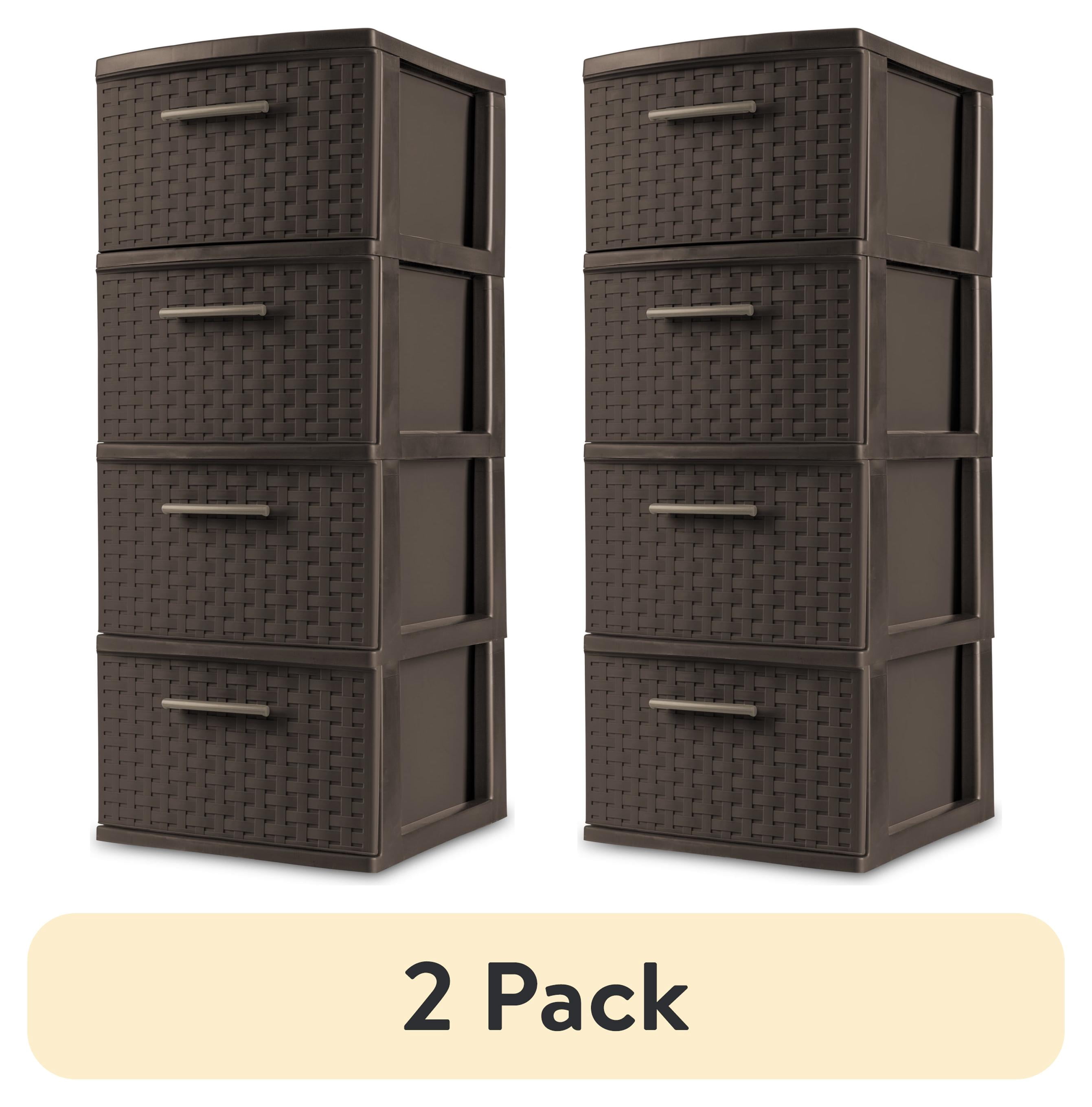 2-pack-Sterilite-4-Drawer-