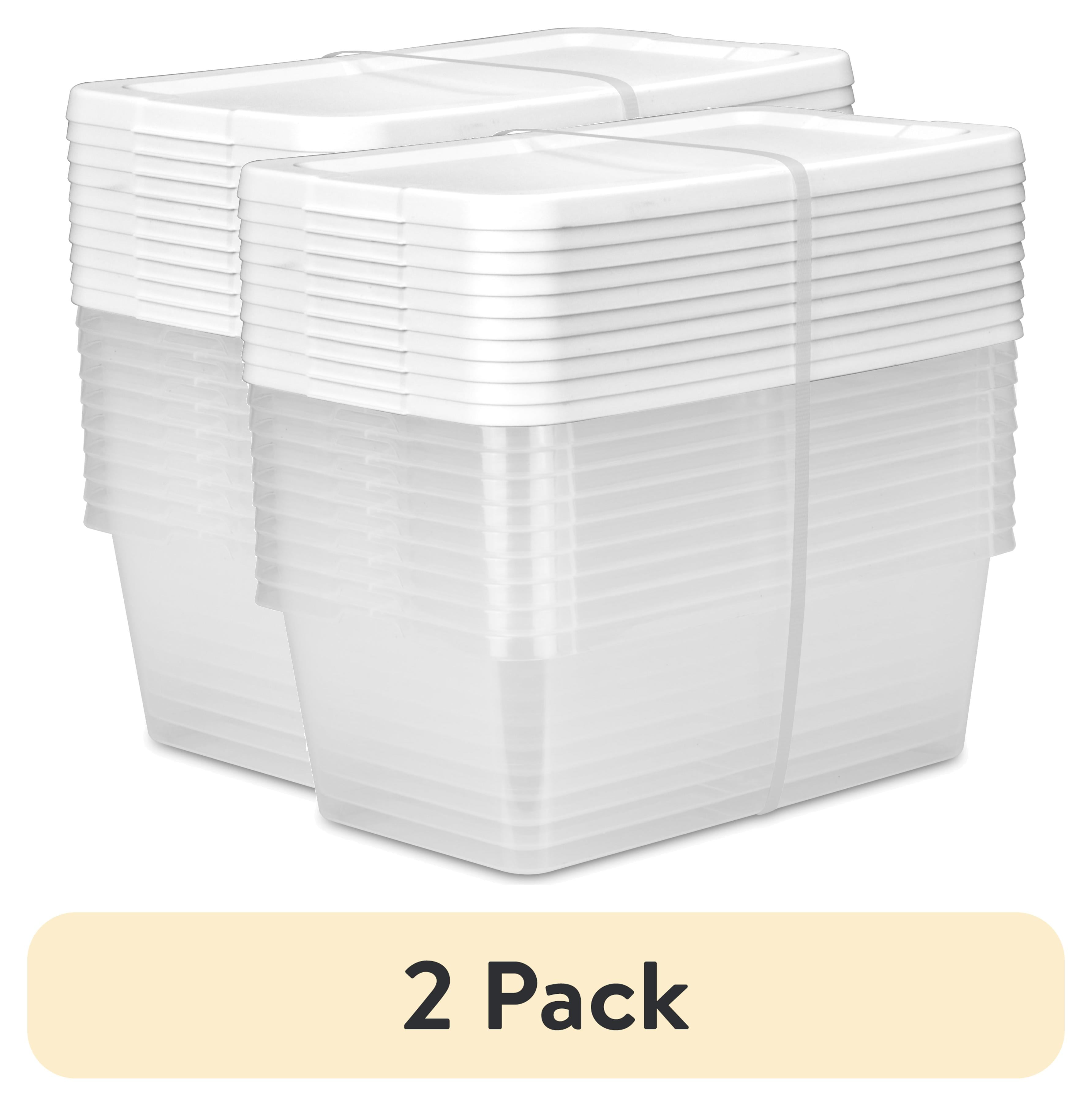 その他 vaultroom container 20L white Sterilite Large Storage Bin, 20 Gallon Plastic Storage