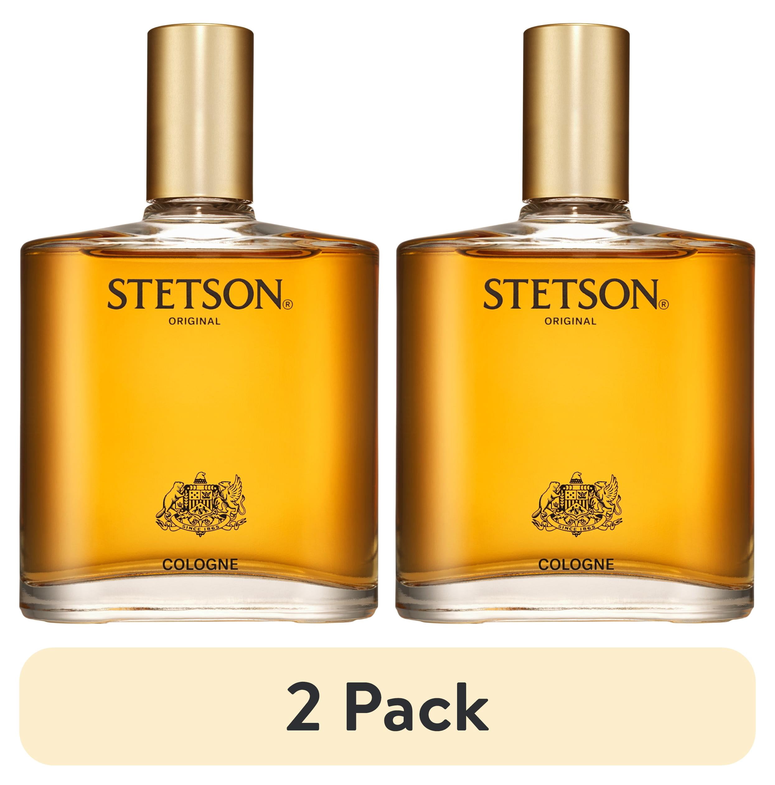 2 pack) Stetson Original Eau de Cologne, Splash Cologne for Men