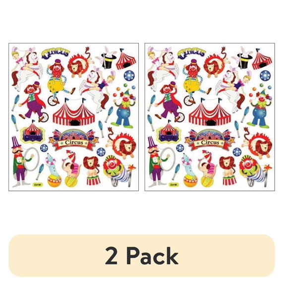(2 pack) Sticker King Stickers-circus Time!