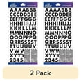 thumbnail image 1 of (2 pack) Sticko Alphabet Stickers-Black Futura Bold Small, 1 of 3