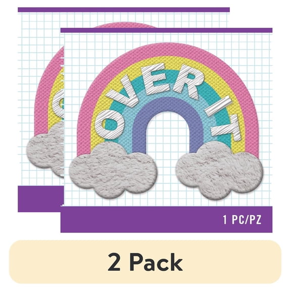 (2 pack) Sticko EK Success Solid Multicolor Over It Rainbow Paper Stickers