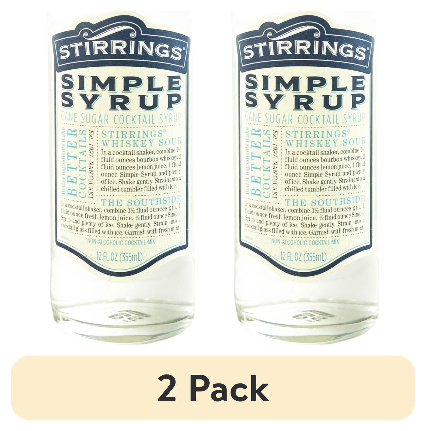 (2 pack) Stirrings Simple Syrup, 355ml - Walmart.com