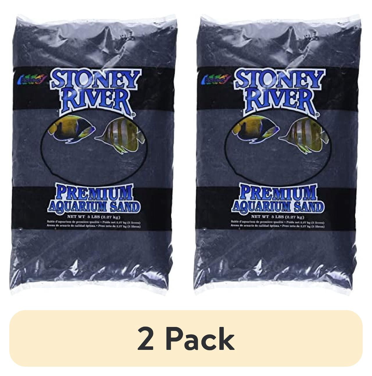 (2 pack) Stoney River Black Aquatic Sand 5-Pound Bag