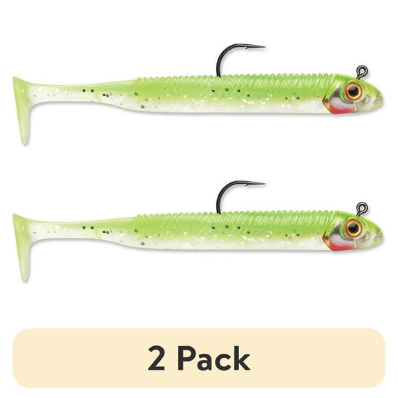 (2 pack) Storm 360GT Searchbait Minnow 3.5" 1/8 oz Chartreuse Ice 1 Rigged/2 Bodies