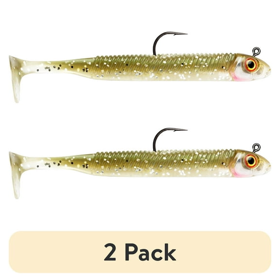 (2 pack) Storm 360GT Searchbait Minnow 4.5" Fishing Lure 1/4 oz Herring 1 Rigged/2 Bodies