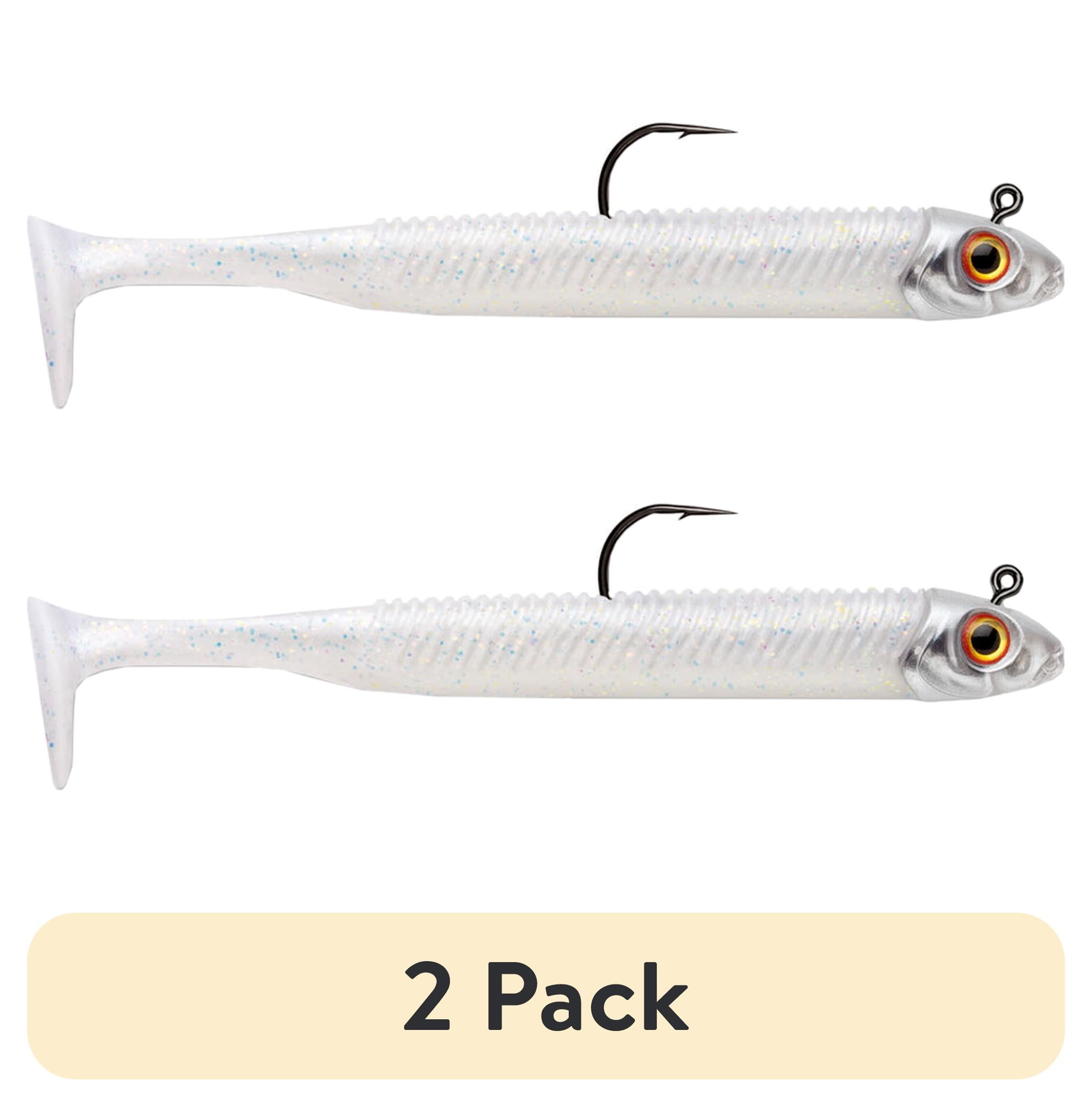 (2 pack) Storm 360GT Searchbait Minnow 4.5" 1/8 oz Pearl Ice 1 Rigged/2 Bodies