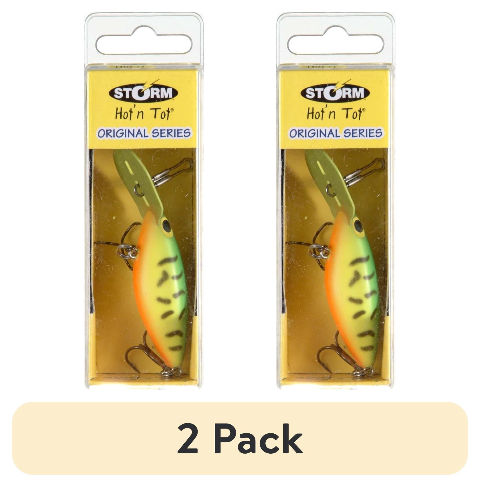 (2 pack) Storm Original Hot N Tot 05 Fishing Lure 2" 3/16 oz Hot Tiger