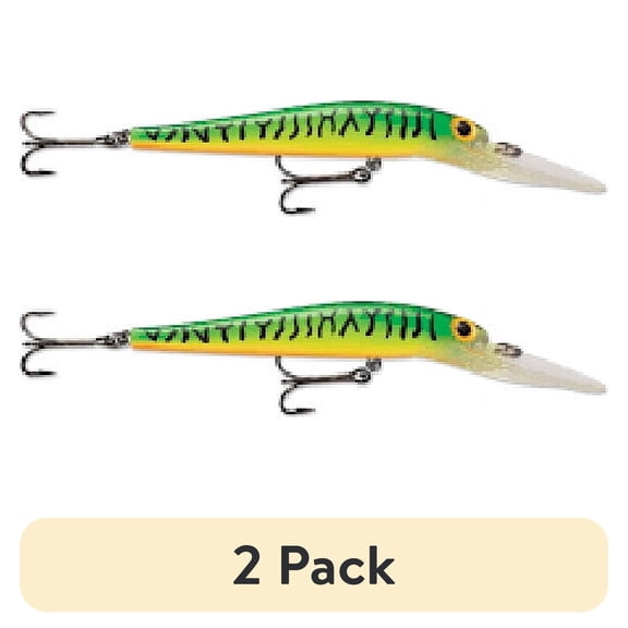 (2 pack) Storm Original Thunderstick 4-3/8" Jerkbait Fishing Lure 1/2oz Red Hot Tiger