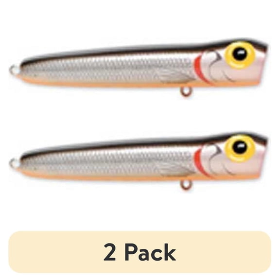 (2 pack) Storm Saltwater Rattlin' Chug Bug 4 3/8" Topwater Fishing Lure 15/16oz Tennessee Shad