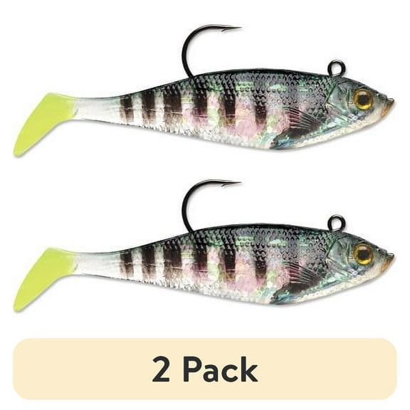(2 pack) Storm WildEye Swim Shad 2" Fishing Lure 1/8oz Bluegill 3pcs