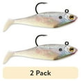 thumbnail image 1 of (2 pack) Storm WildEye Swim Shad 2" Fishing Lure 1/8oz Pearl 3pcs, 1 of 3