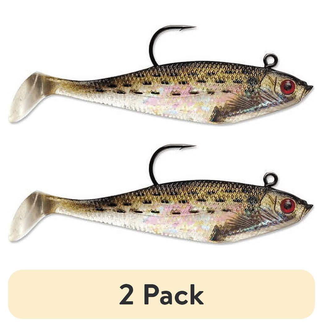 (2 pack) Storm WildEye Swim Shad 4" Fishing Lure 7/16oz Bunker 3pcs