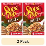 (2 pack) Stove Top Stuffing Mix, 1 Box, for Dinner Sides and Thanksgiving Dinner, Turkey, 6 oz