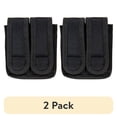 thumbnail interactive-video image 1 of (2 pack) Strategy Brand Universal Double Magazine Pouch, Polyester, Black, 1 of 9