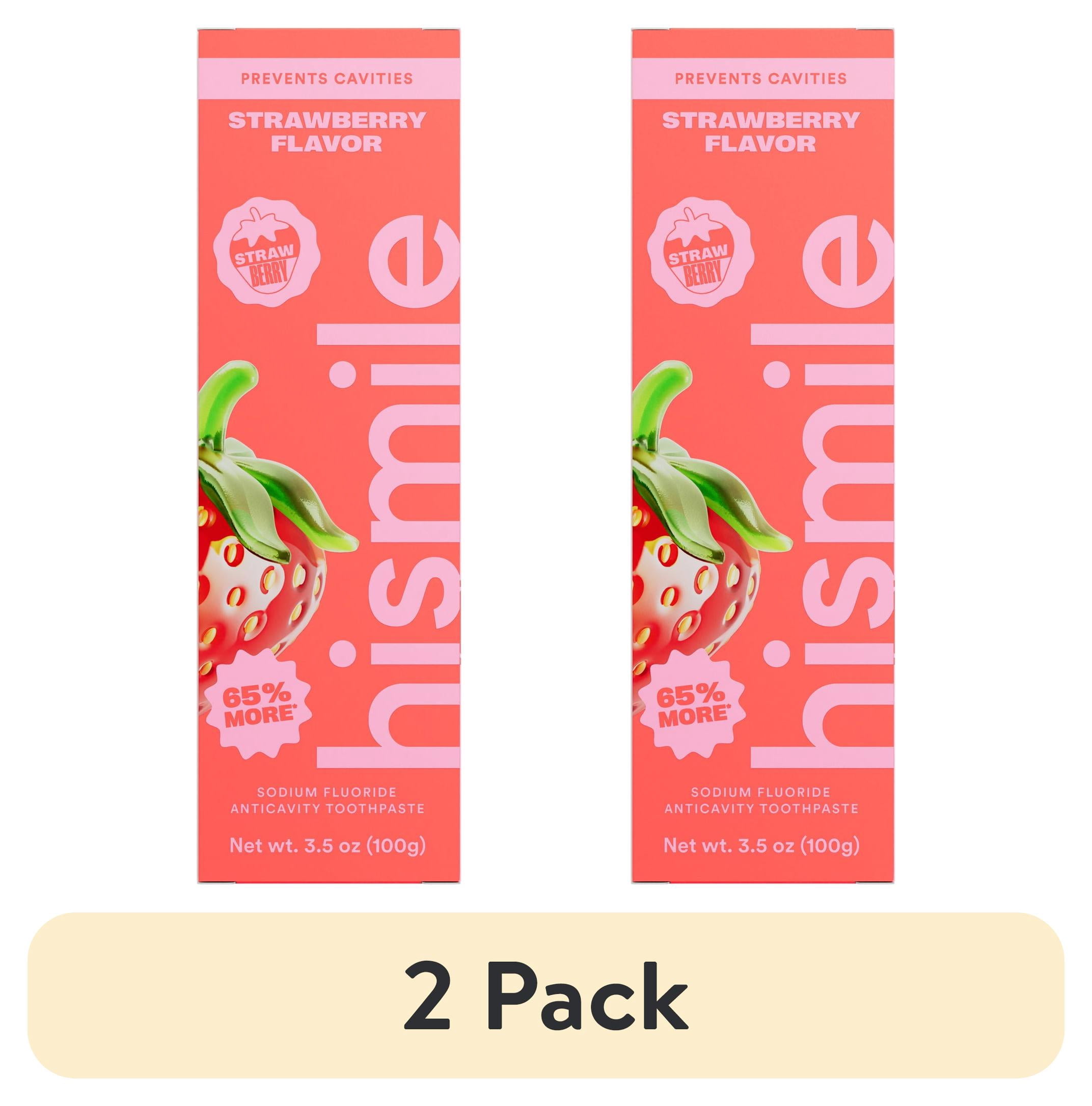 (2 pack) Strawberry Flavor Anticavity Toothpaste
