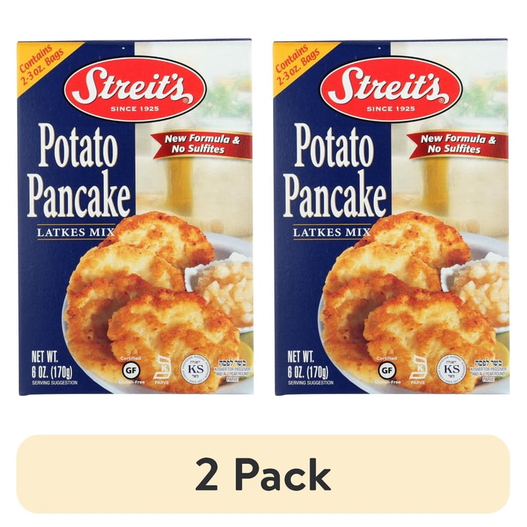 2 pack) Streit's Pancake and Hashbrown Potato Mix, 6 oz - Walmart.com