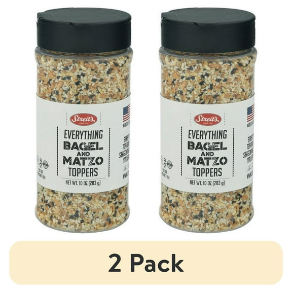 (2 pack) Streit's Everything Bagel and Matzo Toppers, 10 oz