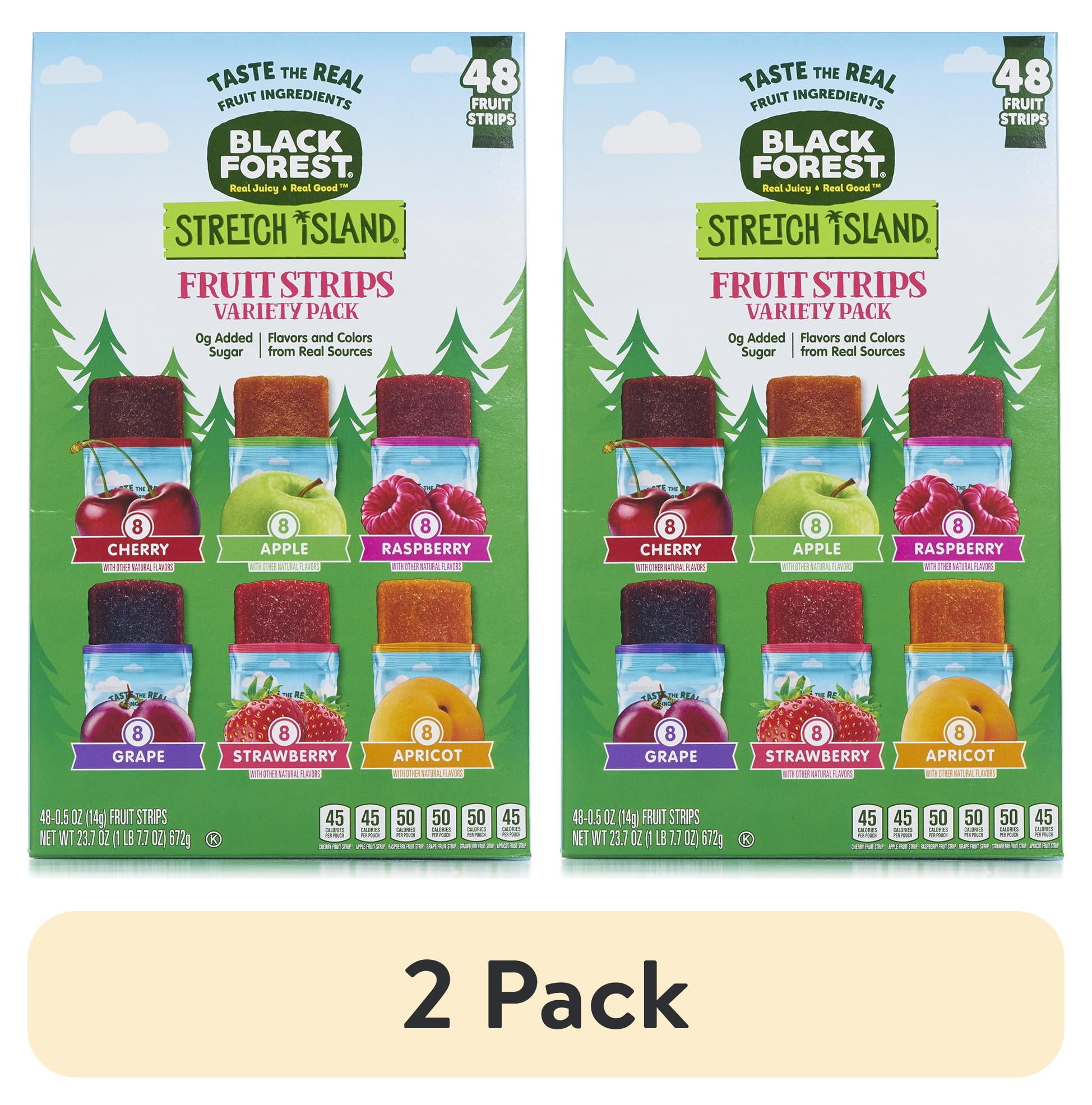 (2 pack) Stretch Island Fruit Leathers Variety Pack, 48 ct, 0.5 oz