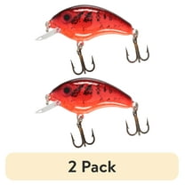(2 pack) Strike King Bitsy Pond Minnow Crankbait Chili Craw Hard Bait Lure