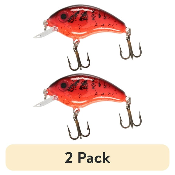 (2 pack) Strike King Bitsy Pond Minnow Crankbait Chili Craw Hard Bait Lure