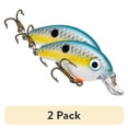 thumbnail image 1 of (2 pack) Strike King Bitsy Pond Minnow Crankbait Sexy Shad Hard Bait Lure, 1 of 6