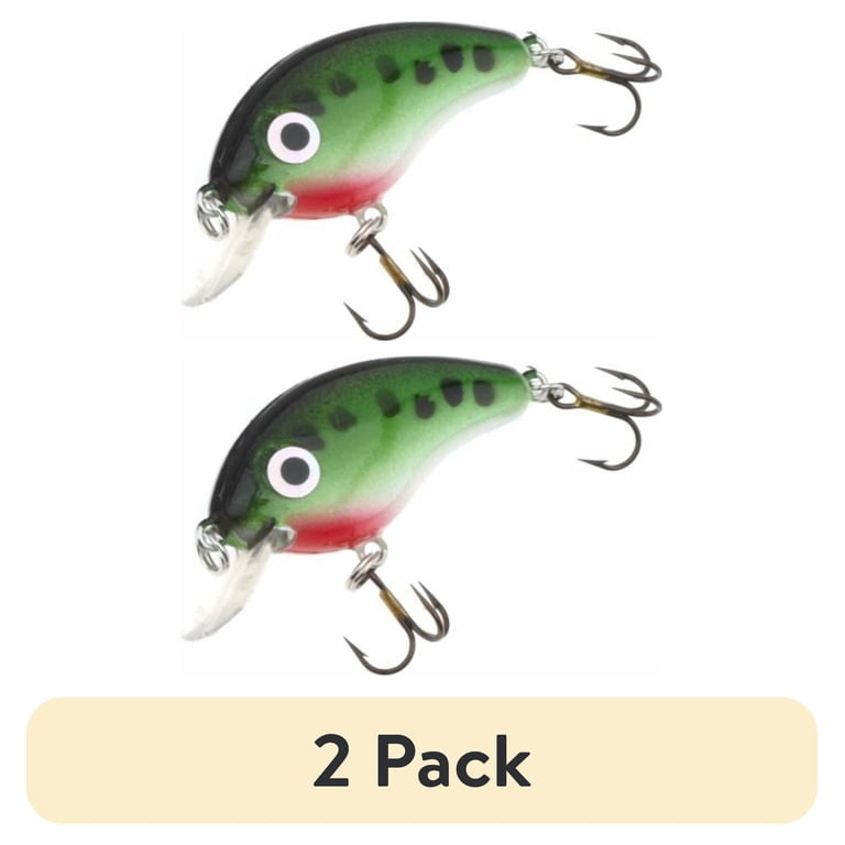 bass strikes topwater lures (2 pack) Strike King Bitsy Pond Minnow Fishing Lure, Baby Bass