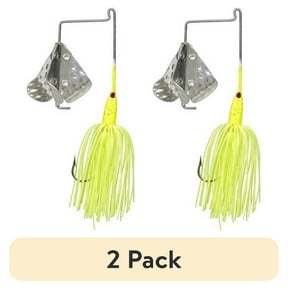(2 pack) Strike King Buzz King 3/16oz Buzzbait Lure Chartreuse