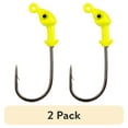 thumbnail interactive-video image 1 of (2 pack) Strike King Flat's Jig Head 1/8oz Chartreuse Fishing Jig, 1 of 8