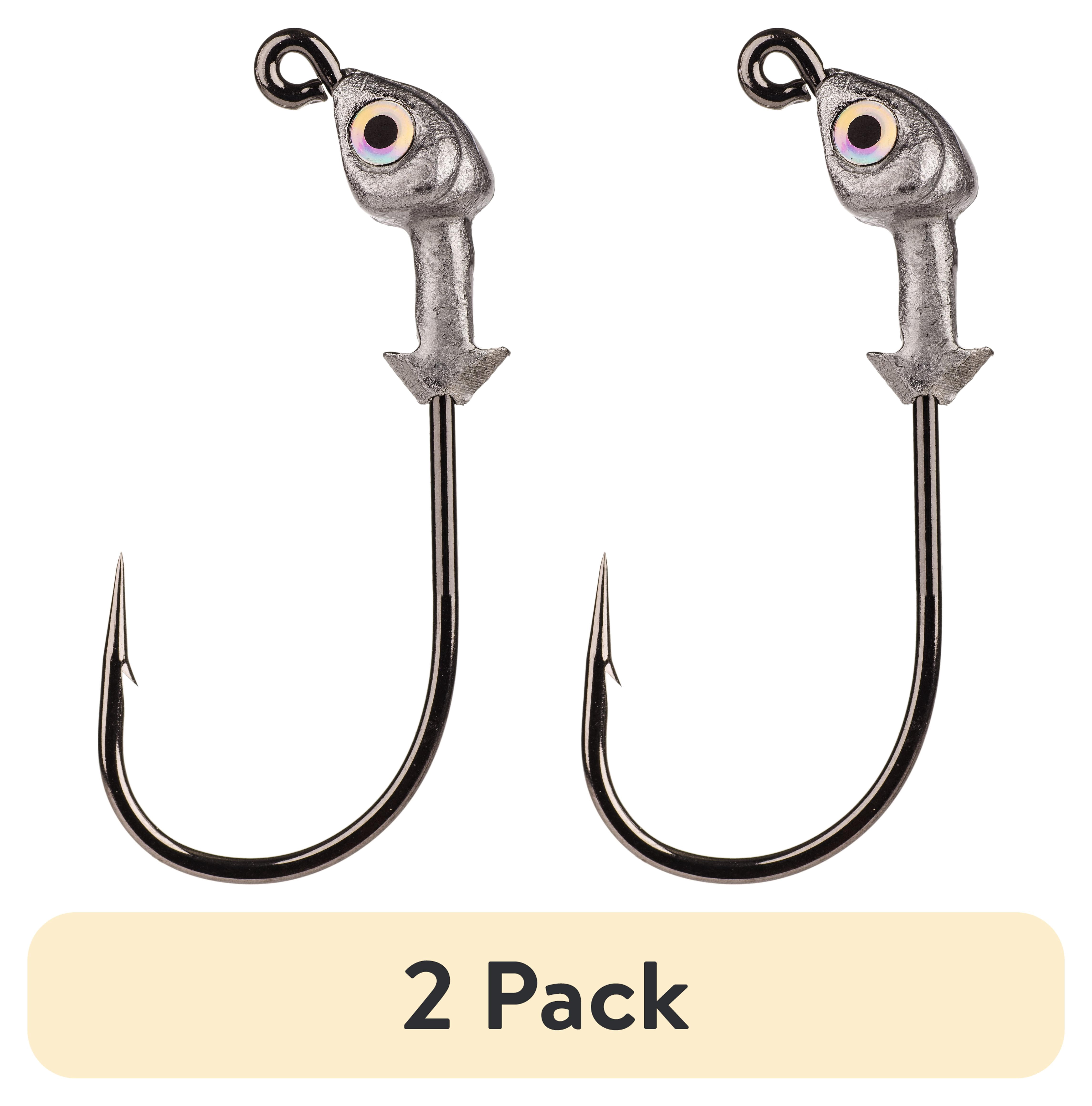 (2 pack) Strike King Flat's Jig Head 1/8oz Unpainted Fishing Jig