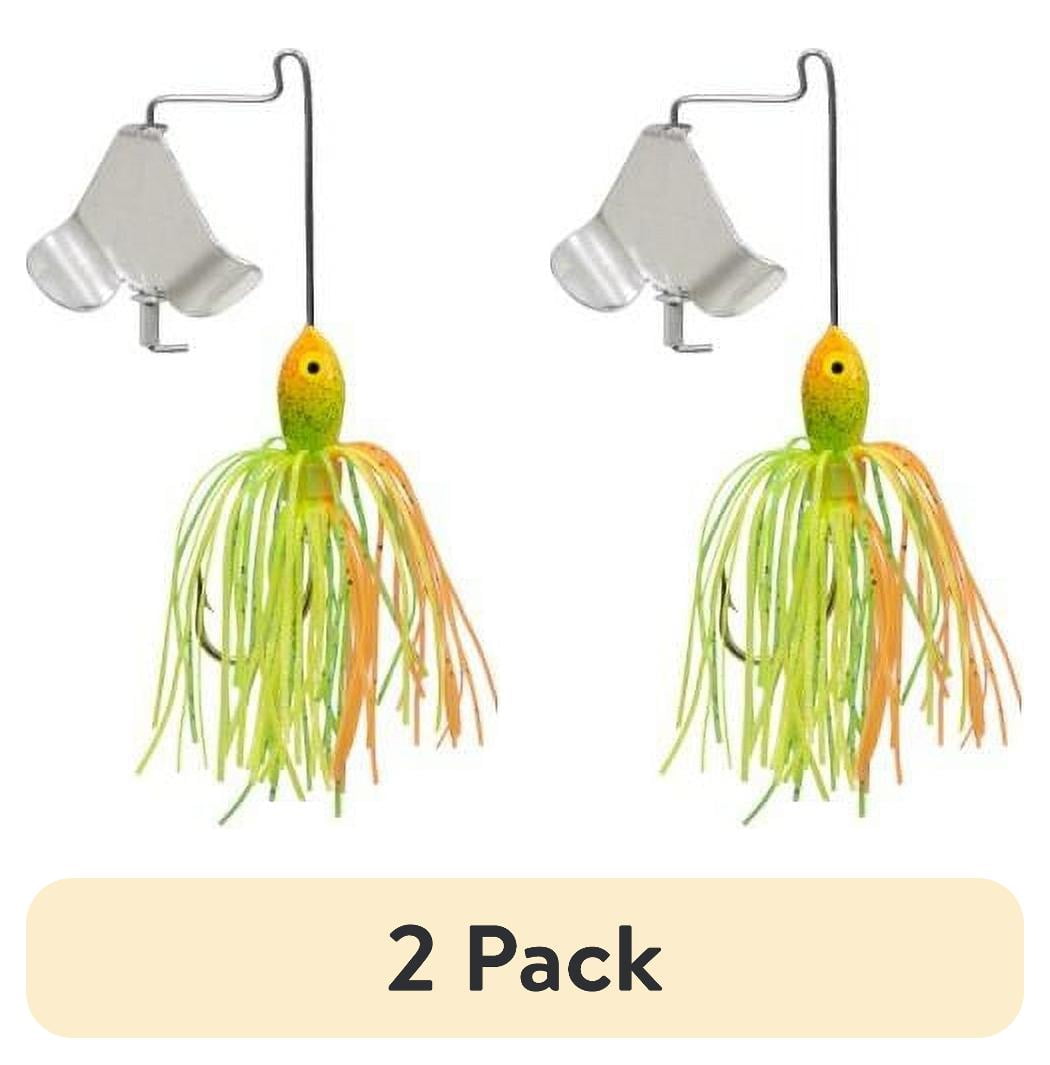 (2 pack) Strike King Mini Pro Buzz 1/8oz Buzzbait Lure Fire Tiger