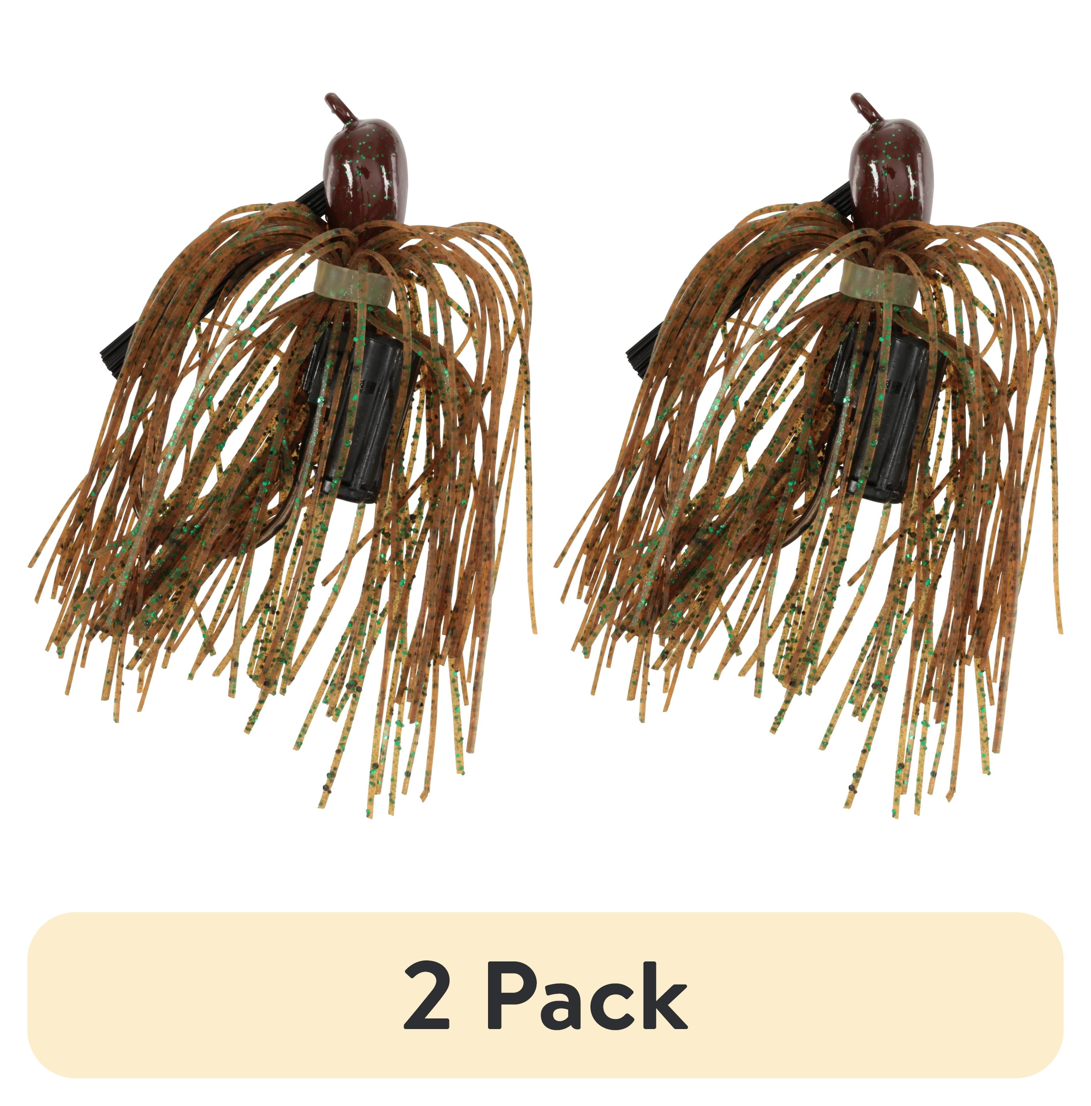 (2 pack) Strike King Pro-Model Jig 3/8oz Green Pumpkin Bass Jig